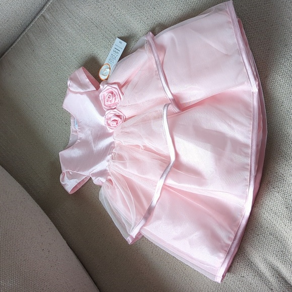 Carter's Other - NWT Carter's light pink special occasion baby dress size 12 mos